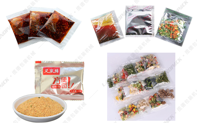 方便麵料包包裝機樣品圖 方便麵料包包裝機樣品圖
